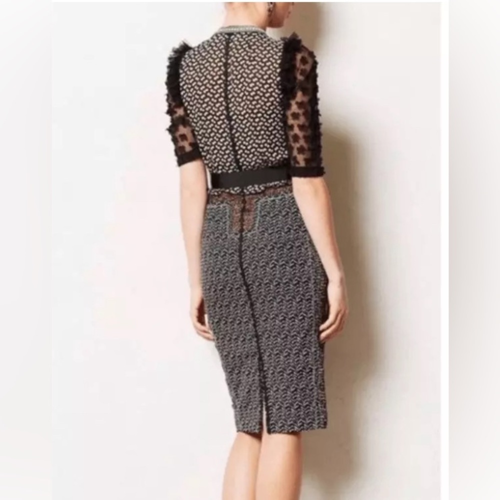 Byron Lars Beguile Multicolor Anthropologie Allusion Sheath Dress Size 4 NWOT - Picture 9 of 11
